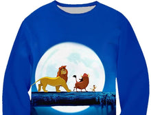 Load image into Gallery viewer, The Lion King Simba with Timon and Pumba Sweatshirt  Kids