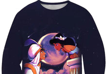 Load image into Gallery viewer, Aladdin and Jasmine Sweatshirt Unisex