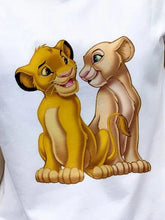 Load image into Gallery viewer, The Lion King Nala and Simba 2019 New summer T-Shirt Women