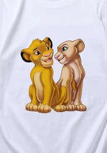 Load image into Gallery viewer, The Lion King Nala and Simba 2019 New summer T-Shirt Women