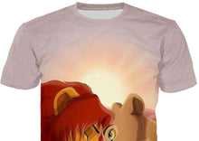 Load image into Gallery viewer, The Lion King Simba and Nala T-Shirt Kids