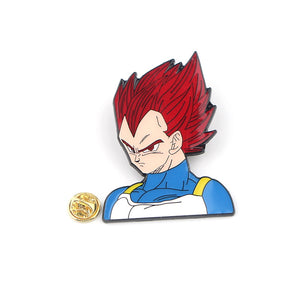 Dragon Ball Z Goku or Vegeta Brooch Pins