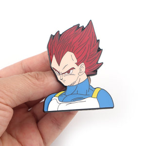 Dragon Ball Z Goku or Vegeta Brooch Pins