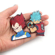 Load image into Gallery viewer, Dragon Ball Z Goku or Vegeta Brooch Pins