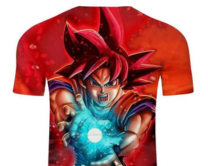 Dragon Ball Z Goku Kame Hame Ha T-Shirt Men