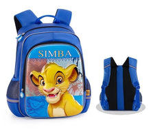 Load image into Gallery viewer, The Lion King Simba Blue Pockets Backpack Kids