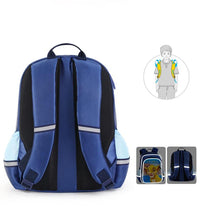 Load image into Gallery viewer, The Lion King Simba Blue Pockets Backpack Kids