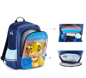 The Lion King Simba Blue Pockets Backpack Kids