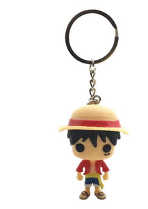 One Piece Funko Pocket Monkey D. Luffy and Trafalgar Law Keychain