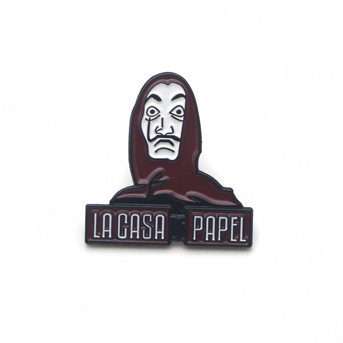 Money Heist Dali Mask Brooch Pins