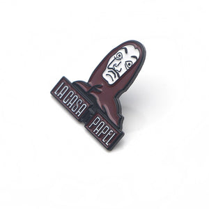 Money Heist Dali Mask Brooch Pins