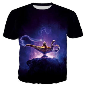 Aladdin Magic Lamp 2019 New Summer T-Shirt Men