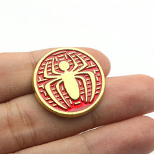 Load image into Gallery viewer, Superhero Logos 3 Diferent Types Brooch Pins