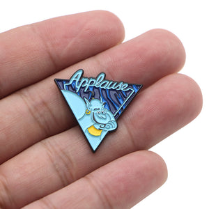 Aladdin Genie Applause Brooch Pins