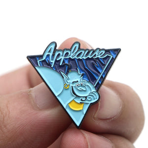 Aladdin Genie Applause Brooch Pins