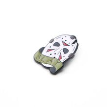 Load image into Gallery viewer, Friday the 13th Jason Mask Brooch Pins