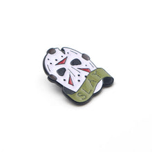 Load image into Gallery viewer, Friday the 13th Jason Mask Brooch Pins