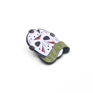 Friday the 13th Jason Mask Brooch Pins