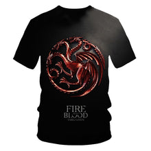 Load image into Gallery viewer, Game of Thrones Fire and Blood T-Shirt Men