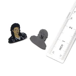 Michael Jackson Black Brooch Pins