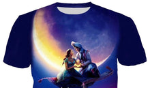 Load image into Gallery viewer, Aladdin and Jasmine with Magic Carpet 2019 New Summer T-Shirt Men