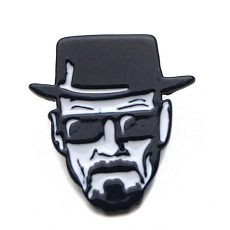 Breaking Bad Heinsenberg Brooch Pins