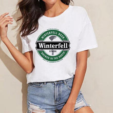 Load image into Gallery viewer, Game Of Thrones Winterfell Beer T-Shirt Women