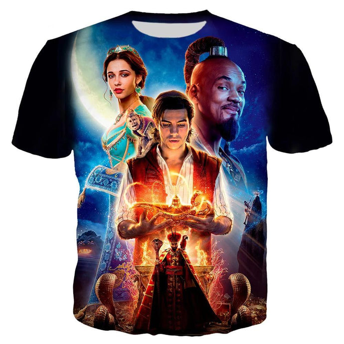 Aladdin with Magic Lamp 2019 New Summer T-Shirt Men