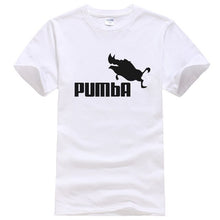 Load image into Gallery viewer, The Lion King Pumba Black Letter Colors T-Shirt Men