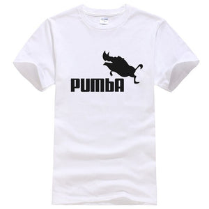 The Lion King Pumba Black Letter Colors T-Shirt Men