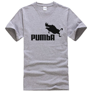 The Lion King Pumba Black Letter Colors T-Shirt Men