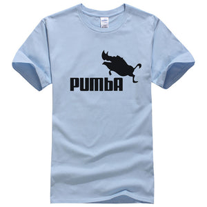 The Lion King Pumba Black Letter Colors T-Shirt Men