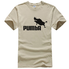 Load image into Gallery viewer, The Lion King Pumba Black Letter Colors T-Shirt Men