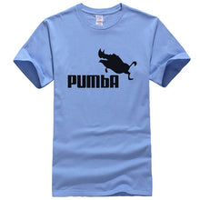 Load image into Gallery viewer, The Lion King Pumba Black Letter Colors T-Shirt Men