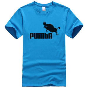 The Lion King Pumba Black Letter Colors T-Shirt Men