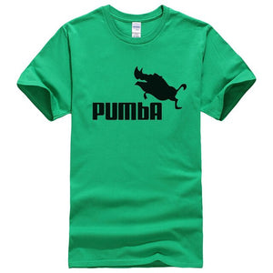 The Lion King Pumba Black Letter Colors T-Shirt Men