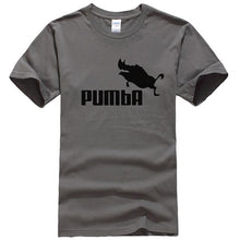 Load image into Gallery viewer, The Lion King Pumba Black Letter Colors T-Shirt Men