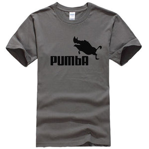 The Lion King Pumba Black Letter Colors T-Shirt Men