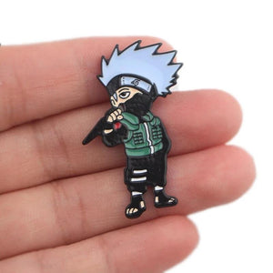 Naruto Uzumaki, Kakashi or Madara Brooch Pins