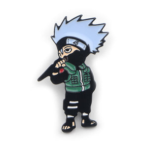 Naruto Uzumaki, Kakashi or Madara Brooch Pins