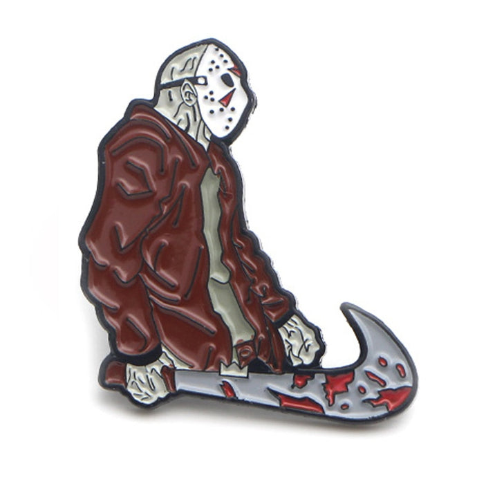 Friday the 13th Jason Voorhees Brooch Pins