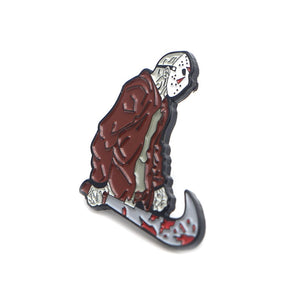 Friday the 13th Jason Voorhees Brooch Pins