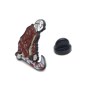 Friday the 13th Jason Voorhees Brooch Pins