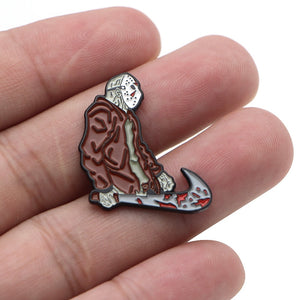 Friday the 13th Jason Voorhees Brooch Pins