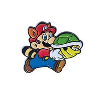 Load image into Gallery viewer, Super Mario and Turtle Brooch Pins