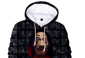 Money Heist Dali Mask Sweatshirt Men