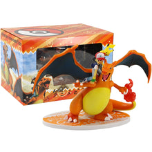 Load image into Gallery viewer, Pokemon Charizard and Ash with Pikachu Anime Figures Collection