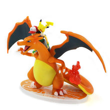 Load image into Gallery viewer, Pokemon Charizard and Ash with Pikachu Anime Figures Collection