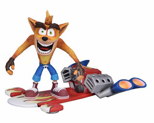 Crash Bandicoot with Jet Board Action FIgure Collection