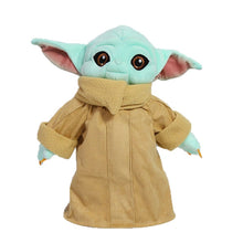 Load image into Gallery viewer, The Mandalorian Medium Yoda Plush Flocked Figure Collection